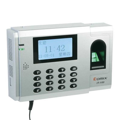 Comix/齊心 IT-100 超值型彩屏指紋考勤機 高效辦公打卡的省錢選擇